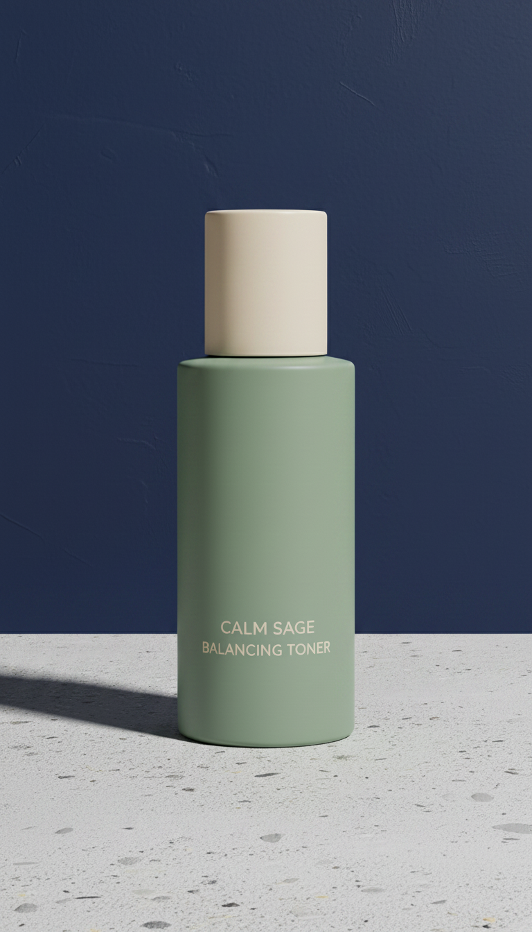 Soothing sage balancing toner in a new setting