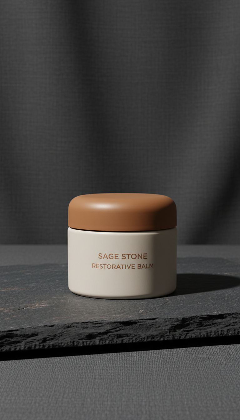 Sage Stone Restorative Balm in a new setting